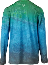 Magellan Outdoors Boys' RT Xtreme Tri Ombre Long Sleeve Shirt
