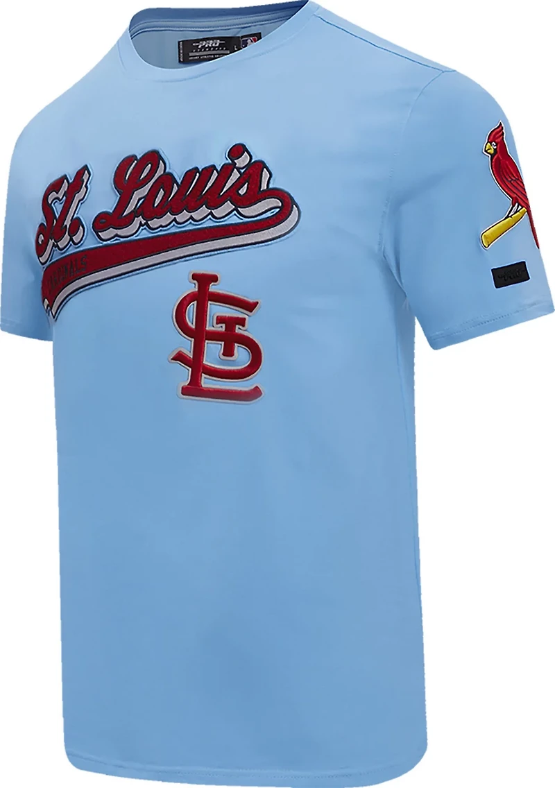 Pro Standard Men's St. Louis Cardinals Script Tail T-shirt