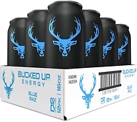 Bucked Up Blue Raz Energy Drink 16 oz