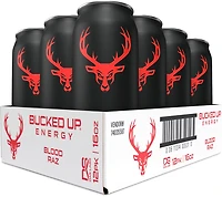 Bucked Up Blood Raz Energy Drink 16 oz