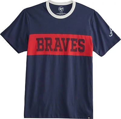 '47 Men's Atlanta Braves Double Header Closer Parker T-shirt