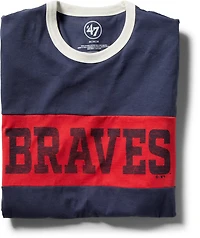 '47 Men's Atlanta Braves Double Header Closer Parker T-shirt