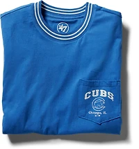 '47 Men's Chicago Cubs Top Line Stewart Short Sleeve T-shirt