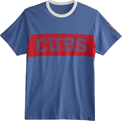 '47 Men's Chicago Cubs Vintage Double Header Closer Parker T-shirt