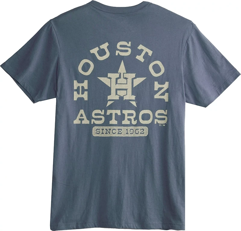 '47 Men's Houston Astros Back Canyon Franklin Short Sleeve T-shirt