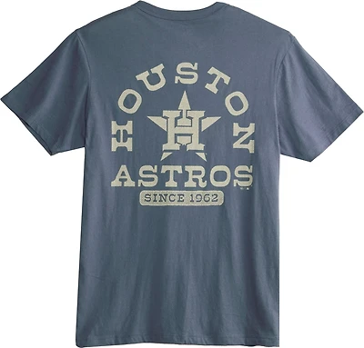 '47 Men's Houston Astros Back Canyon Franklin Short Sleeve T-shirt