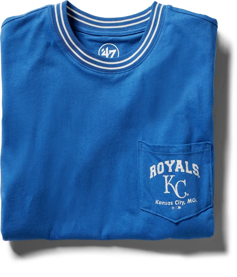 '47 Men's Kansas City Royals Top Line Stewart Short Sleeve T-shirt
