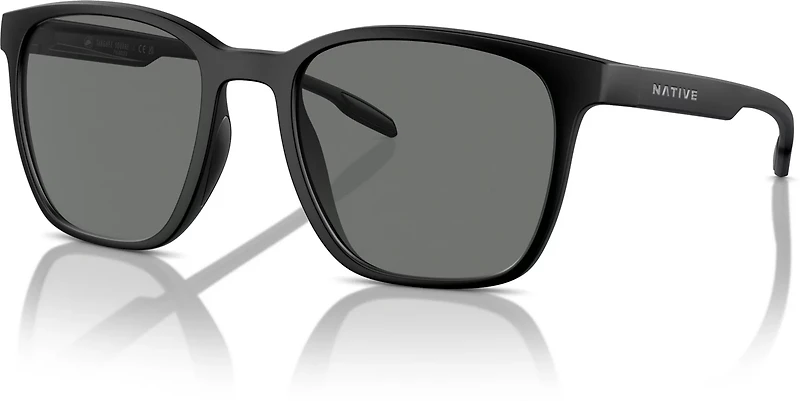 Native Eyewear Targhee Square Gray Polarized Sunglasses