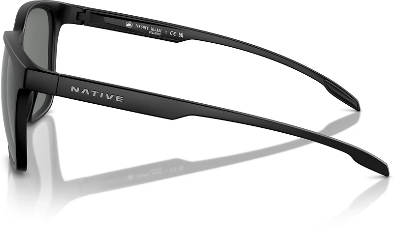 Native Eyewear Targhee Square Gray Polarized Sunglasses
