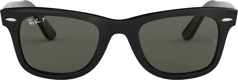 Ray-Ban Wayfarer Black and Green Polarized Sunglasses