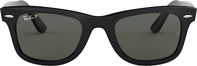 Ray-Ban Wayfarer Black and Green Polarized Sunglasses