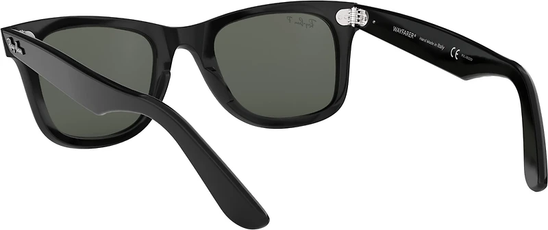 Ray-Ban Wayfarer Black and Green Polarized Sunglasses