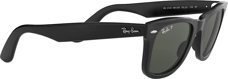 Ray-Ban Wayfarer Black and Green Polarized Sunglasses