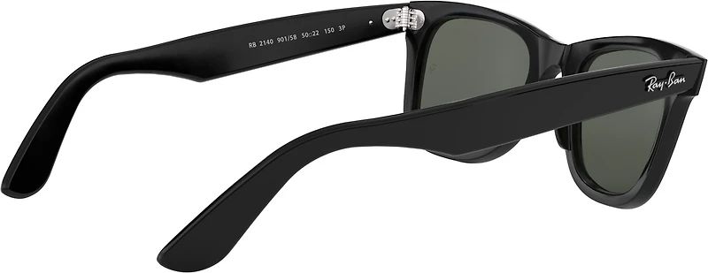 Ray-Ban Wayfarer Black and Green Polarized Sunglasses