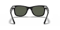Ray-Ban Wayfarer Black and Green Polarized Sunglasses
