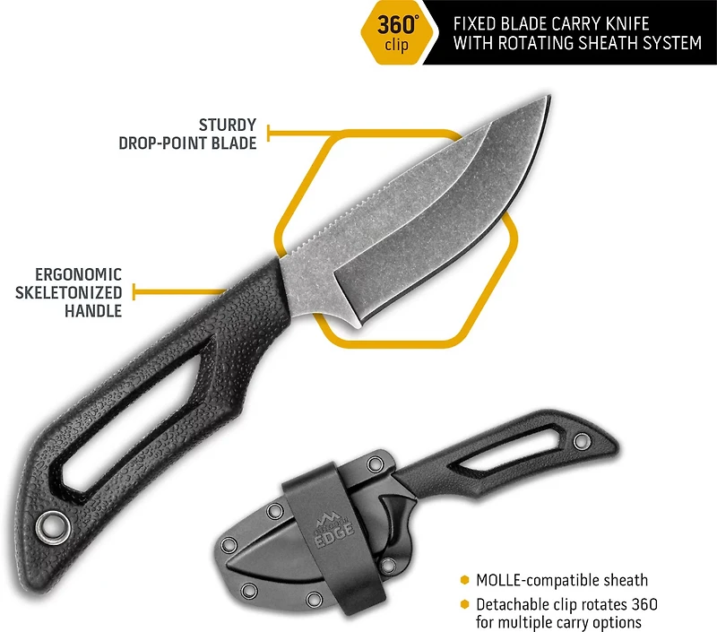 Outdoor Edge Pivot Fixed Blade