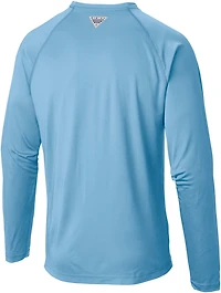 Columbia Sportswear Men's Texas Rangers Script PFG Terminal Tackle Long Sleeve Shirt
