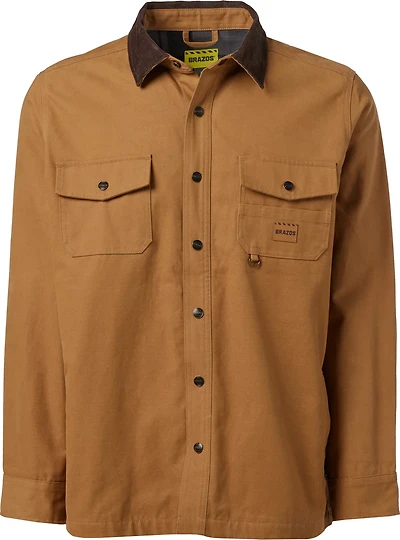 Brazos Men's Contractor Flannel Lined Shirt Jacket