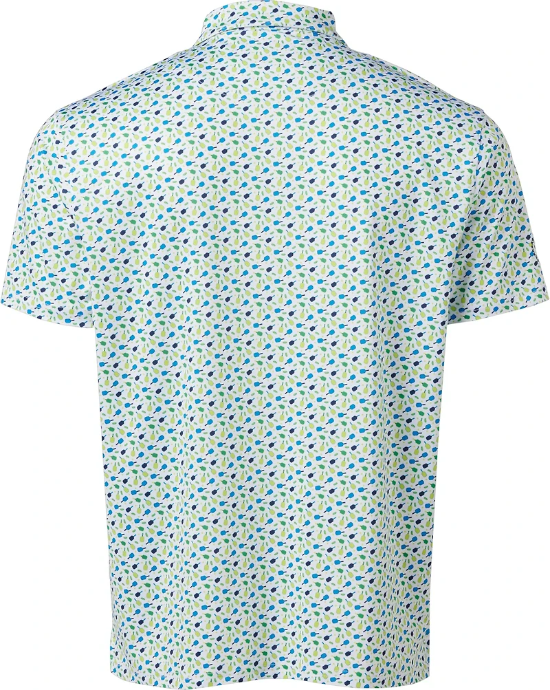 Barstool Mens Sports Pickleball Printed Polo