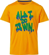 BCG Boys' Training All I Do Is Win Short Sleeve