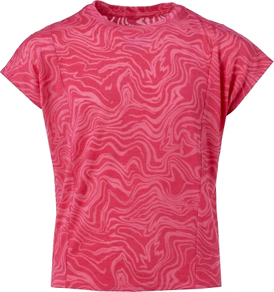 BCG Girls' Boxy Burnout Short Sleeve T-shirt