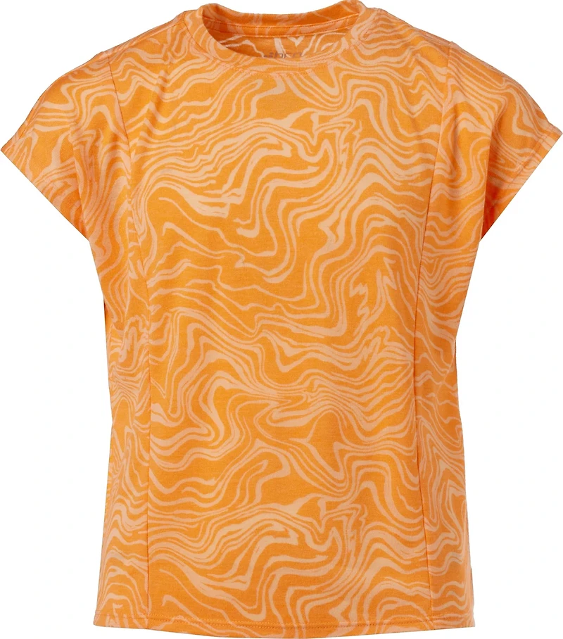 BCG Girls' Boxy Burnout Short Sleeve T-shirt