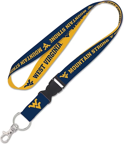 WinCraft West Virginia University 1 in Slogan Lanyard with Buckle