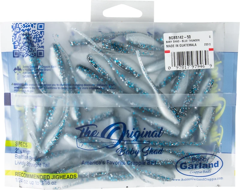 Bobby Garland Baby Shad Baits 50-Pack