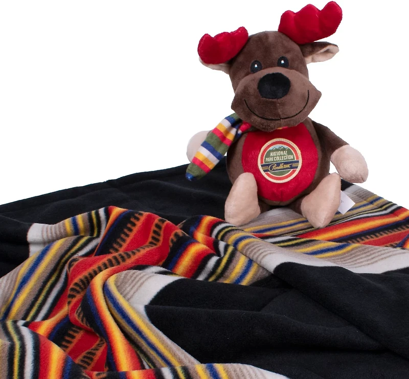 Pendleton Acadia National Park Pet Throw and Moose Toy Combo