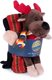 Pendleton Acadia National Park Pet Throw and Moose Toy Combo