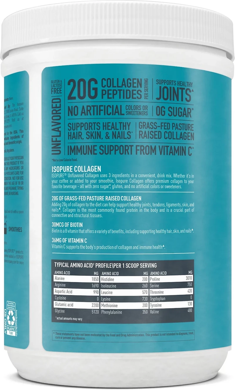 Isopure Collagen Supplement