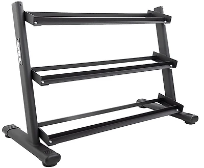 TKO Strength & Performance 3-Tier Rail Dumbbell Rack