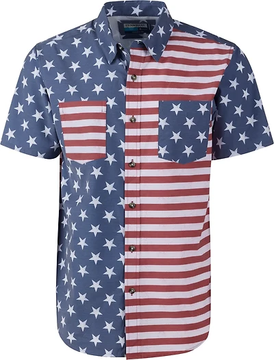 Magellan Outdoors Men's Americana Blocked Short Sleeve T-shirt