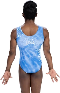 GK Elite Girls' Star Spangled Skies Gymnastics Tank Leotard