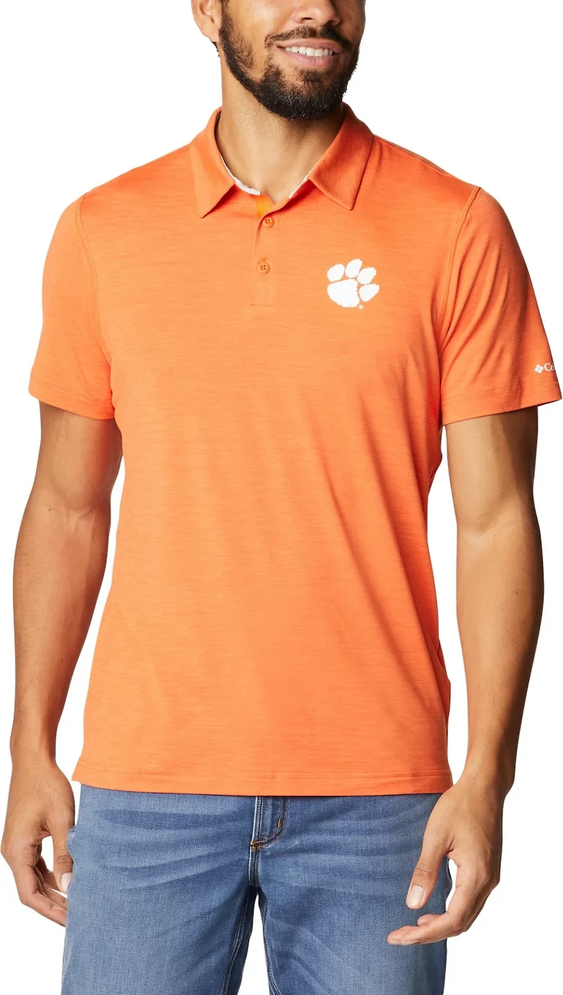 Columbia Sportswear Men's Clemson University Tech Trail Polo