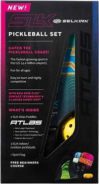 Selkirk Sport SLK Atlas Pickleball Paddle & Balls Bundle