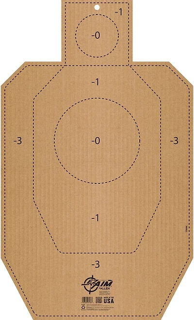 Allen Company EZ Aim® IPSC IDPA Corrugated Silhouette 18 in x 30 in Paper Shooting Target