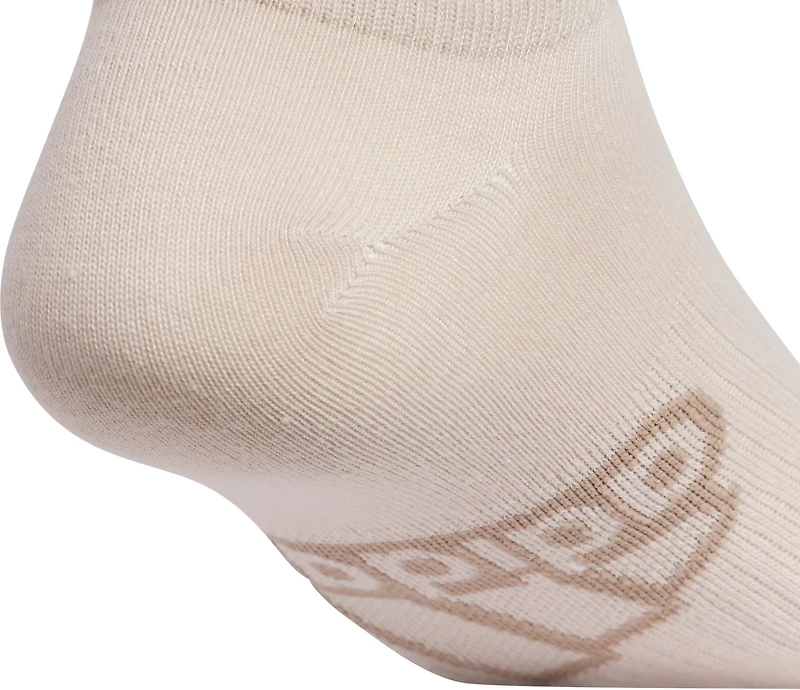 adidas Men's Superlite Classic 6 Pack No-Show Socks