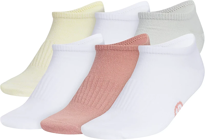 adidas Superlite Classic No Show Socks 6 Pack