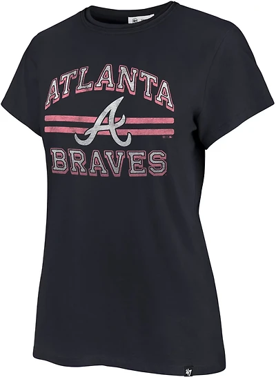 '47 Women's Atlanta Braves Bright Eyed Frankie Short Sleeve T-shirt