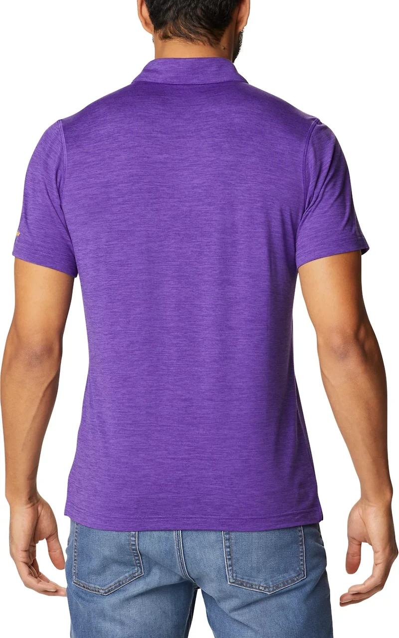 Columbia Sportswear Men's Louisiana State University Tech Trail Polo