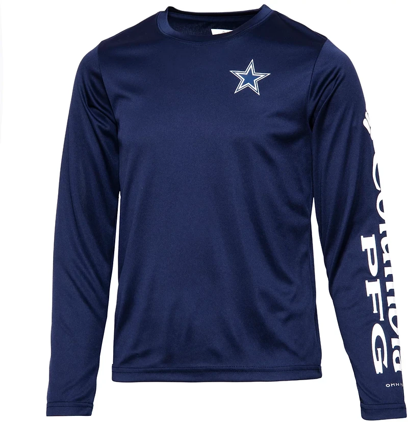 Columbia Sportswear Youth Dallas Cowboys Terminal Tackle Long Sleeve T-shirt
