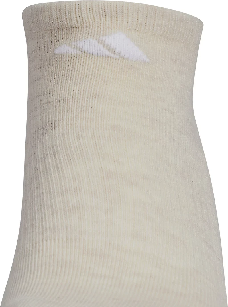 adidas women's Athletic Cushioned 6 Pack No-Show Socks