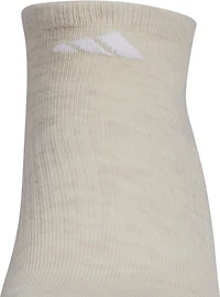 adidas women's Athletic Cushioned 6 Pack No-Show Socks