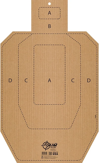 Allen Company EZ Aim® IPSC CB-T Corrugated Silhouette 18 in x 30 in Paper Shooting Target