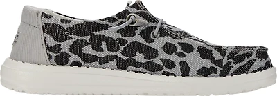 HEYDUDE Women's Wendy Leopard Sparkle Shoes