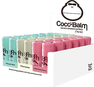 Sun Bum Cocobalm Lip Balm 36 Pack