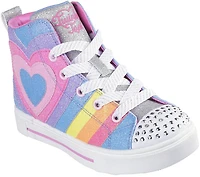 SKECHERS Girls' Twinkle Sparks High-Top Shoe