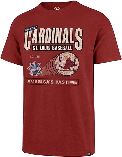 '47 Men's St. Louis Cardinals Vintage Pastime Scrum Short Sleeve T-shirt