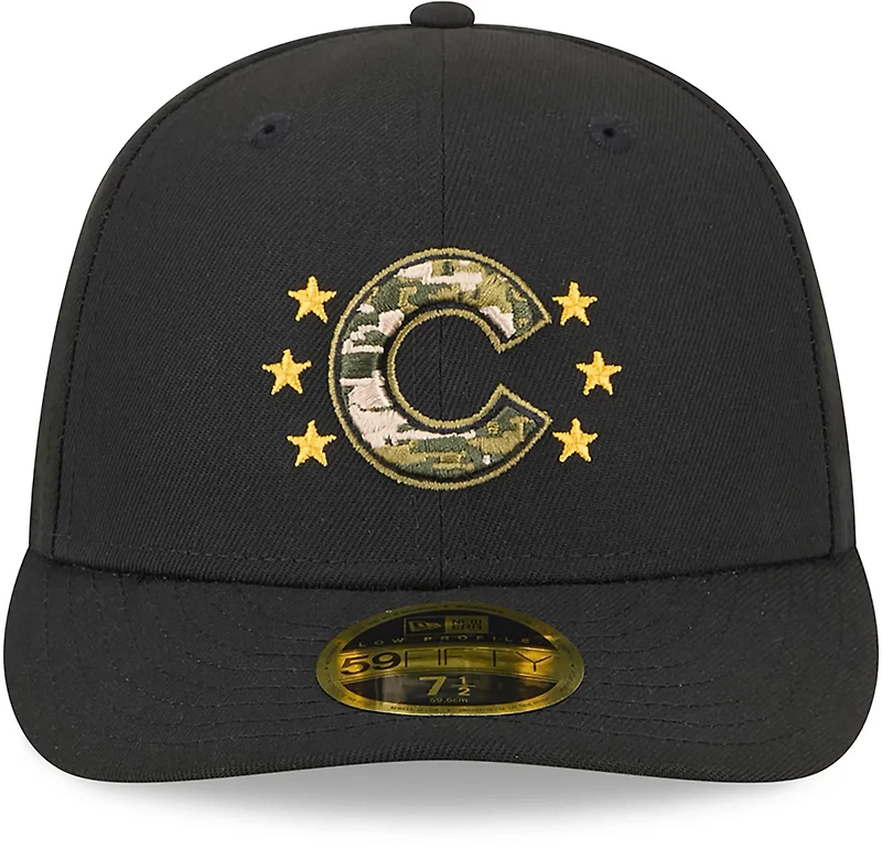 New Era Men's Chicago Cubs 2024 Armed Forces Day Low Profile 59FIFTY Fitted Hat